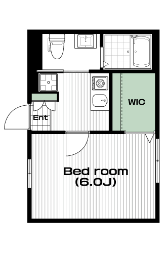 坂戸駅の賃貸 54,000円 間取り図