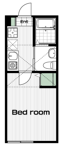 聖蹟桜ヶ丘駅の賃貸 65,000円 間取り図