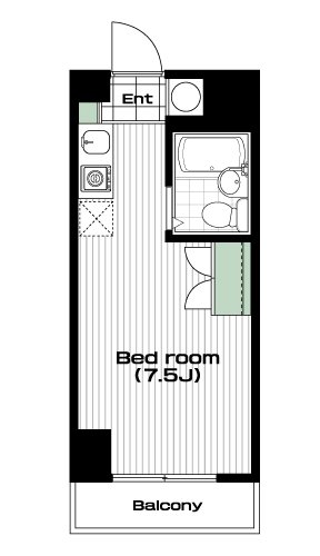 錦糸町駅の賃貸 56,000円 間取り図