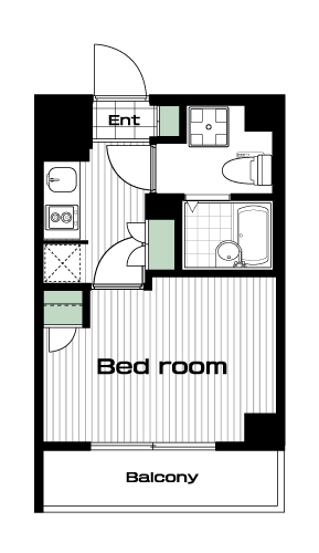白山駅の賃貸 80,000円 間取り図