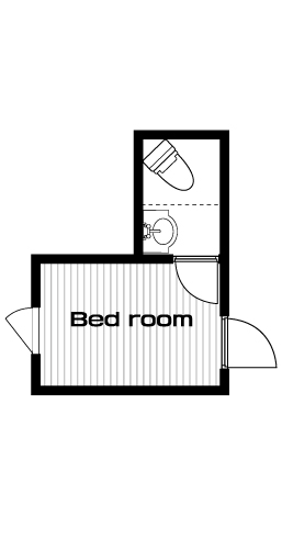 池袋駅の賃貸 43,000円 間取り図