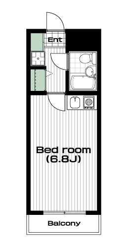 清瀬駅の賃貸 40,000円 間取り図