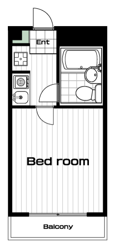 大岡山駅の賃貸 65,000円 間取り図