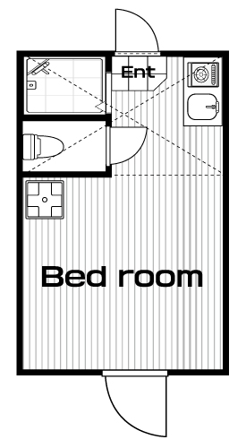 明大前駅の賃貸 66,000円 間取り図