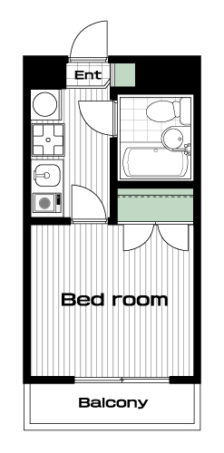 松戸駅の賃貸 47,000円 間取り図