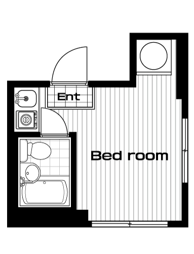 石神井公園駅の賃貸 46,000円 間取り図