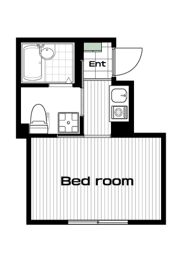 十条駅の賃貸 71,000円 間取り図