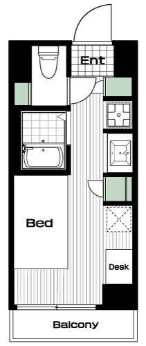 千歳烏山駅の賃貸 74,500円 間取り図