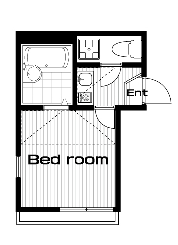 本郷三丁目駅の賃貸 71,000円 間取り図