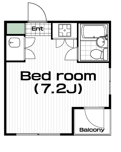 用賀駅の賃貸 62,000円 間取り図