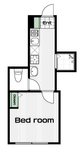 小平駅の賃貸 66,000円 間取り図