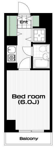 国分寺駅の賃貸 50,000円 間取り図