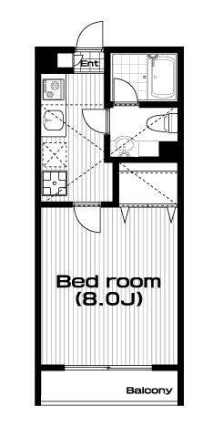 金町駅の賃貸 66,000円 間取り図
