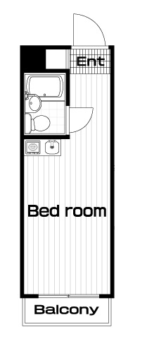 飯田橋駅の賃貸 58,000円 間取り図