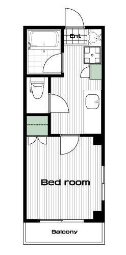 新板橋駅の賃貸 72,000円 間取り図