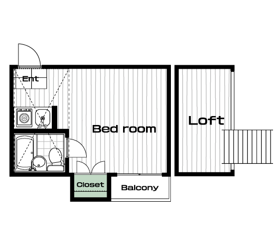 千歳船橋駅の賃貸 48,000円 間取り図