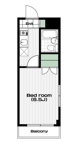 西台駅の賃貸 48,000円 間取り図