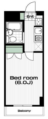 高円寺駅の賃貸 60,000円 間取り図