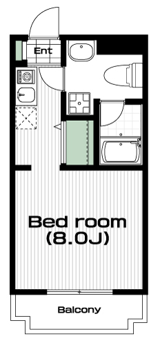 聖蹟桜ヶ丘駅の賃貸 49,800円 間取り図