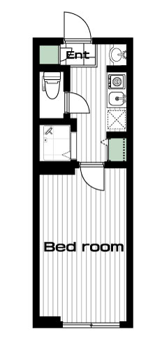 赤羽岩淵駅の賃貸 62,000円 間取り図