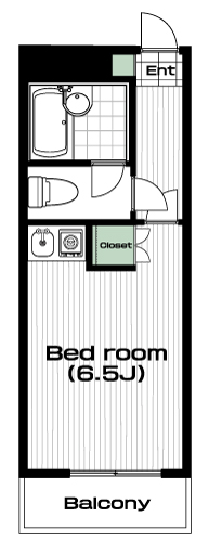 三ツ沢上町駅の賃貸 50,000円 間取り図
