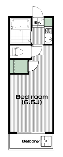 志木駅の賃貸 57,000円 間取り図