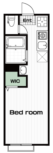 西八王子駅の賃貸 67,000円 間取り図