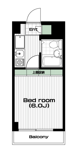 小岩駅の賃貸 58,000円 間取り図
