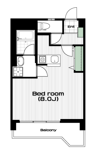 ときわ台駅の賃貸 75,000円 間取り図