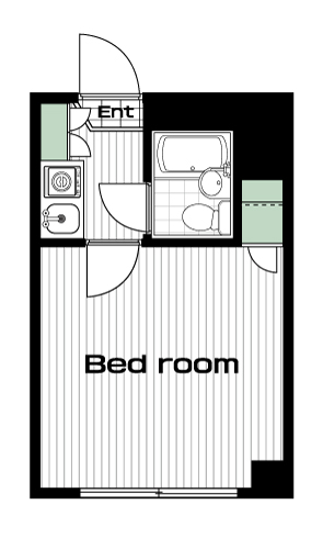 護国寺駅の賃貸 65,000円 間取り図