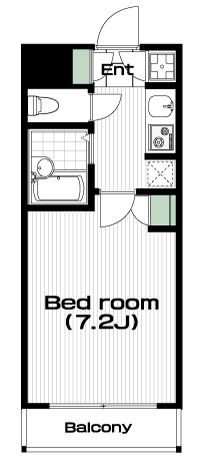 田無駅の賃貸 60,000円 間取り図