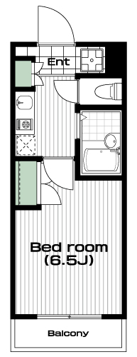 高幡不動駅の賃貸 63,000円 間取り図