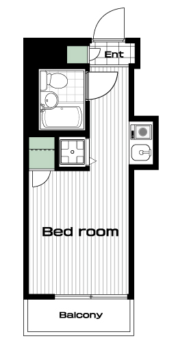 上板橋駅の賃貸 50,000円 間取り図