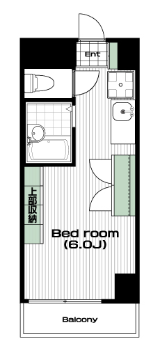 志木駅の賃貸 65,000円 間取り図