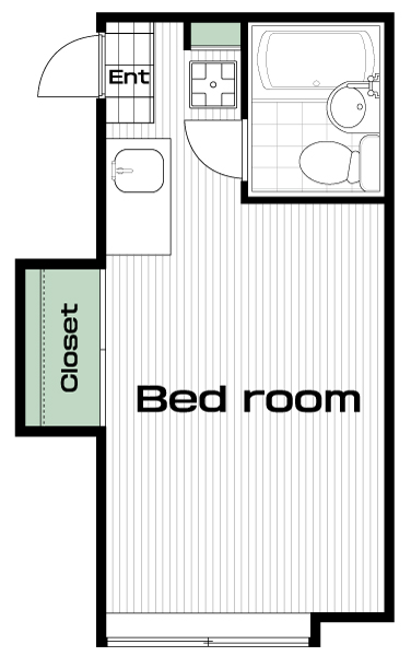 芦花公園駅の賃貸 53,000円 間取り図