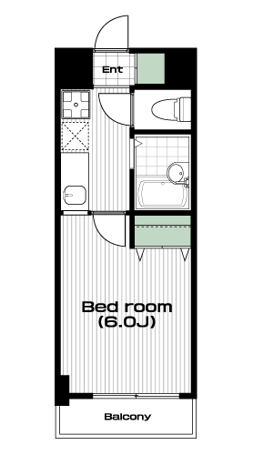 志村坂上駅の賃貸 75,000円 間取り図