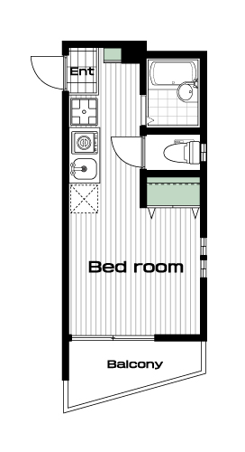 椎名町駅の賃貸 65,000円 間取り図
