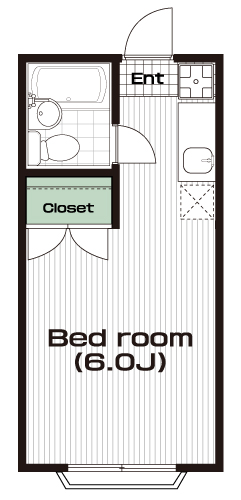 大塚・帝京大学駅の賃貸 30,000円 間取り図