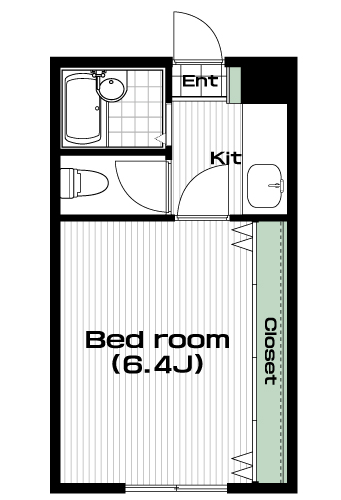 梅ヶ丘駅の賃貸 62,000円 間取り図
