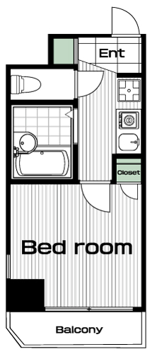 笹塚駅の賃貸 67,000円 間取り図