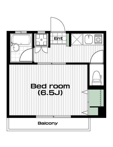 地下鉄赤塚駅の賃貸 63,000円 間取り図