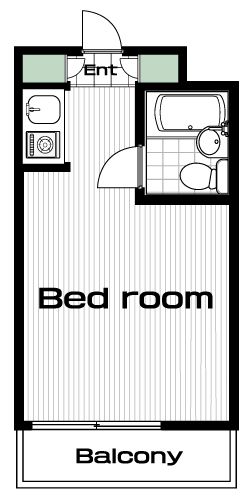 豪徳寺駅の賃貸 49,000円 間取り図