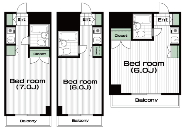 三鷹駅の賃貸 41,000円 間取り図