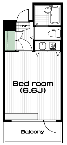 吉祥寺駅の賃貸 64,000円 間取り図