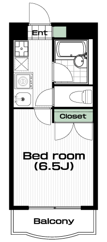 向ヶ丘遊園駅の賃貸 55,000円 間取り図