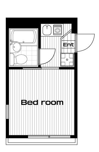 東十条駅の賃貸 50,000円 間取り図