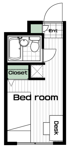 武蔵小杉駅の賃貸 58,000円 間取り図