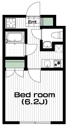 高円寺駅の賃貸 80,000円 間取り図