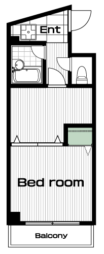 三鷹駅の賃貸 81,000円 間取り図