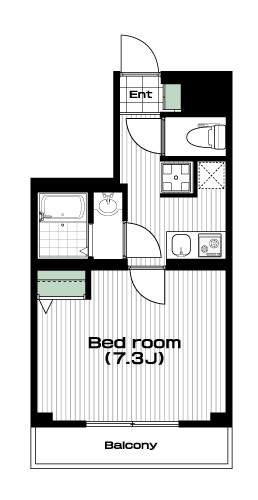 ときわ台駅の賃貸 85,000円 間取り図